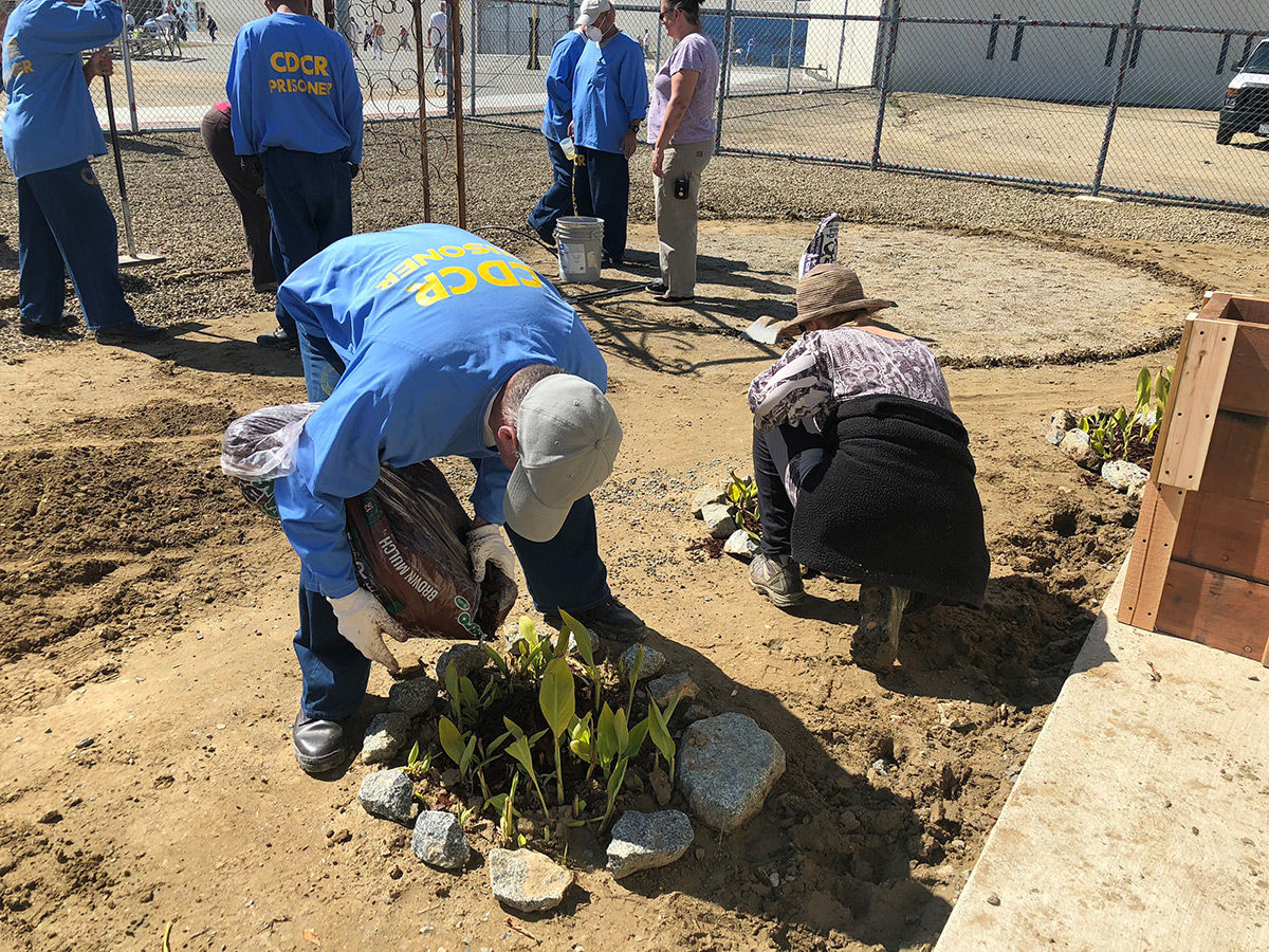 Avenal State Prison garden